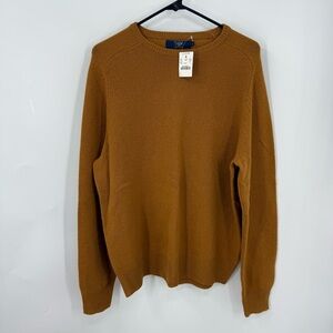 J.Crew factory 2014 100% lambswool crewneck sweater size large  unisex